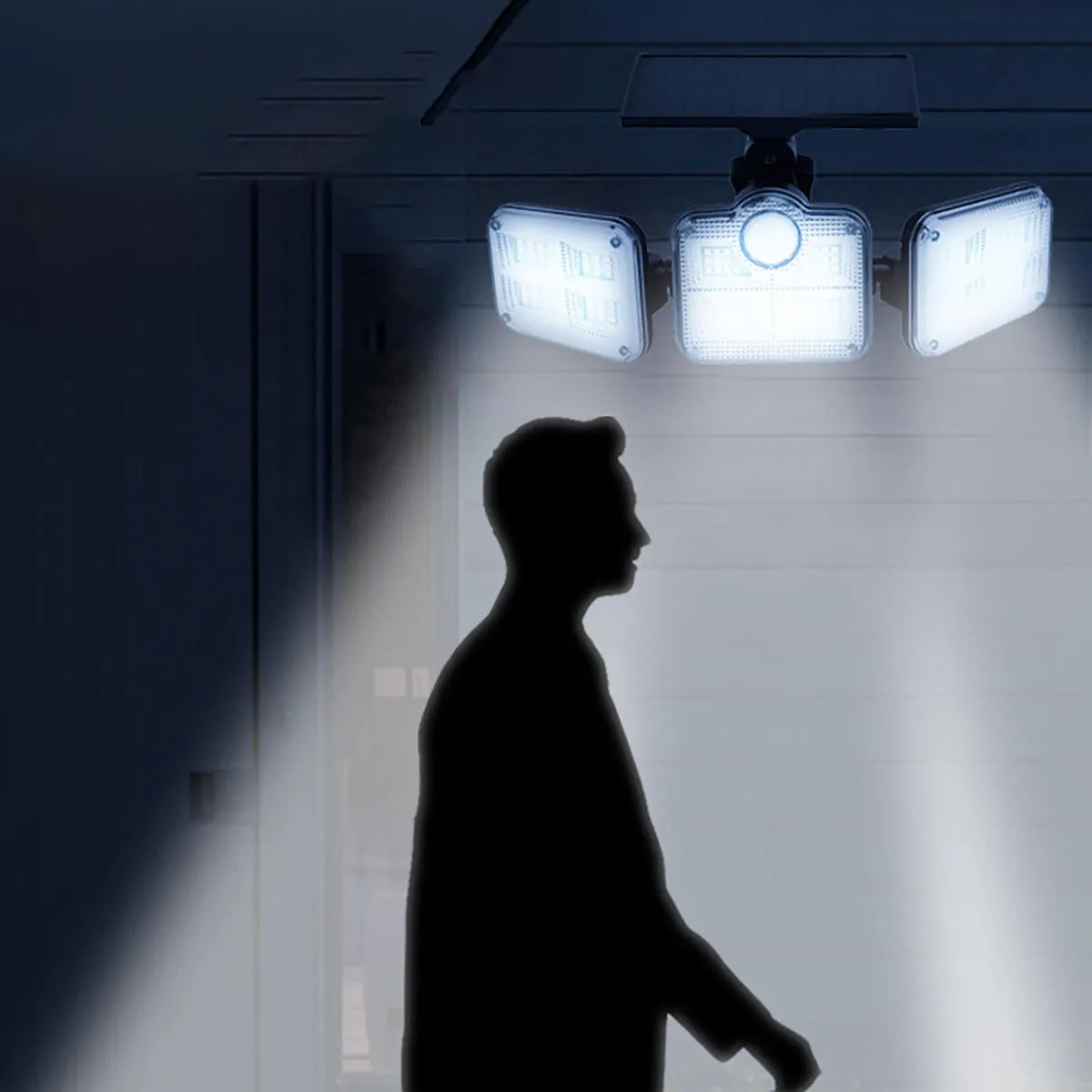 Outdoor Solar Light, Solar Light with Motion Sensor Ip65 Waterproof 238 Led Outdoor 10000 mAh Battery 🔋 5 years warranty